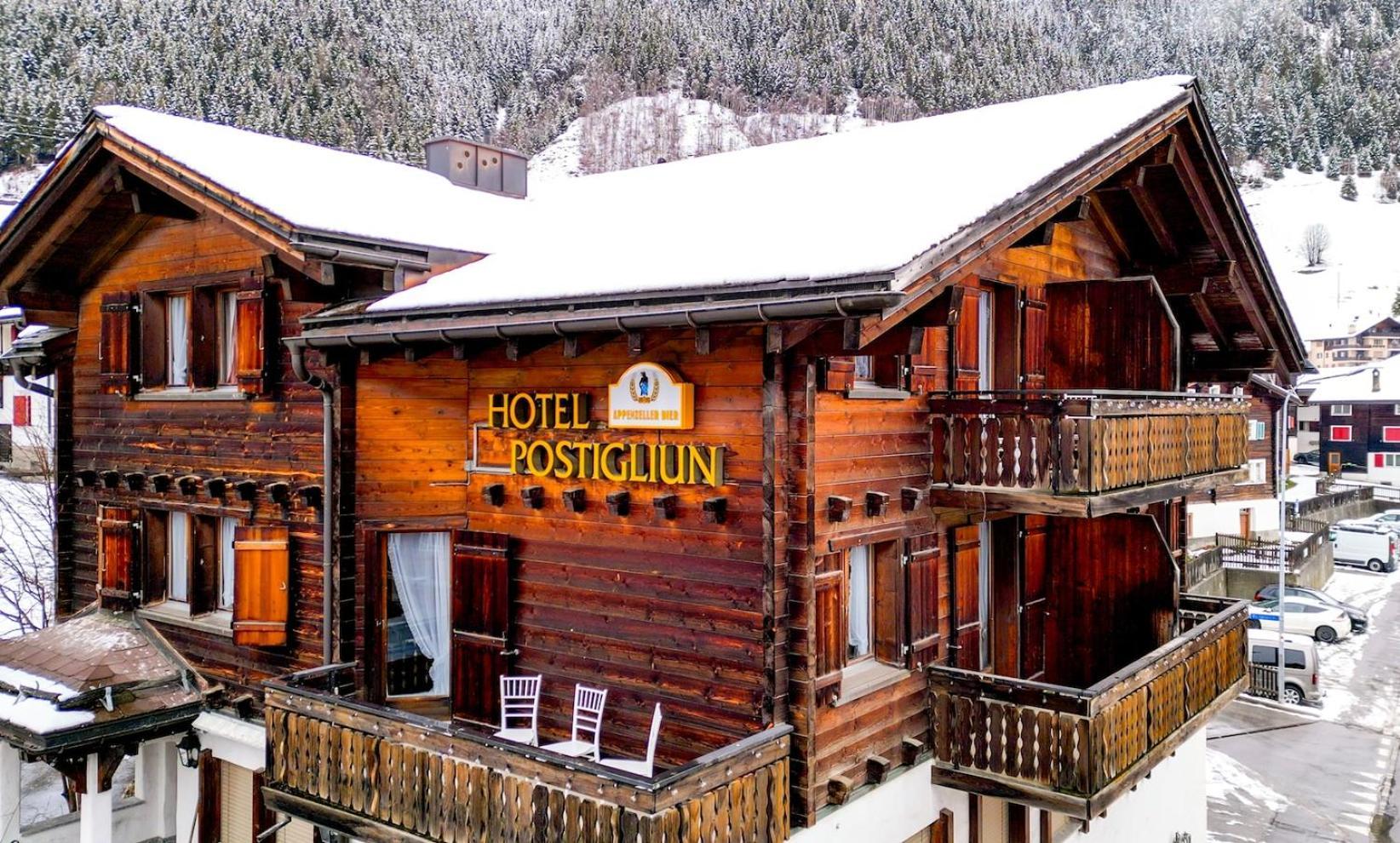 Hotel Postigliun Sedrun 24-7 Self-Checkin المظهر الخارجي الصورة